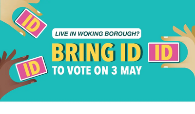 Image courtesy of Woking Borough Council Bring Voter ID on Thursday