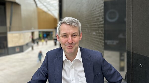 Will Forster at Victoria Square in Woking